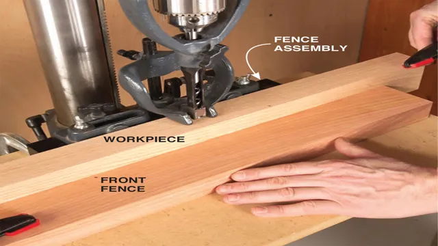 how do the drill press mortising attachment work