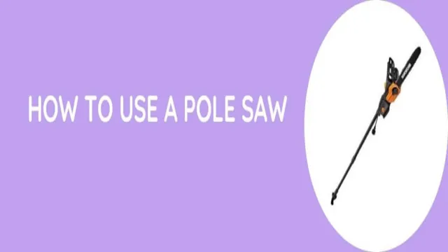how do you use a pole saw 1 how do you use a pole saw