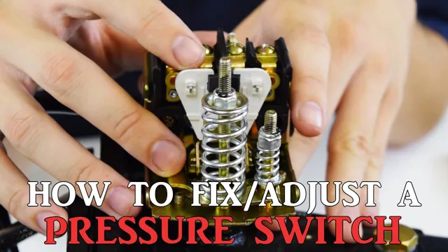 how does a air compressor pressure switch work