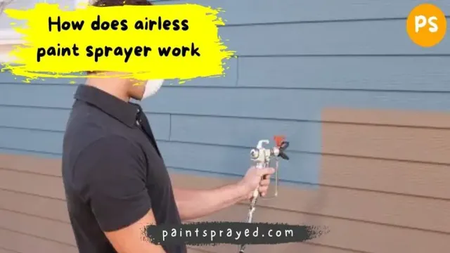 how does a airless paint sprayer work