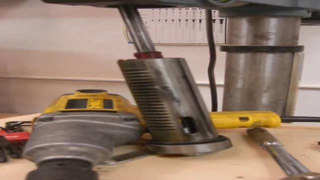 how does a drill press quill work