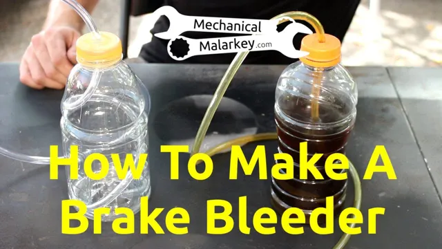 how does a one man brake bleeder work