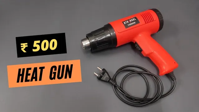 how hot does a 1500 watt heat gun get