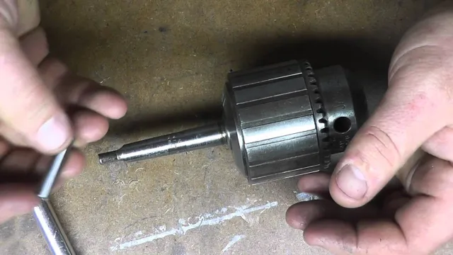 how how to remove drill press chuck from arbor