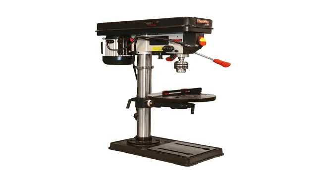 how is the size dertermined for a 12 drill press