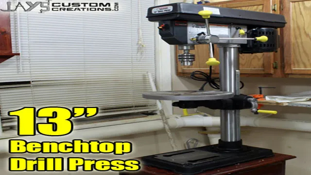 how is the size of a drill press determined