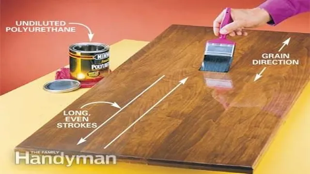 how long after stain can i apply poly