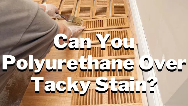 how long after staining can i apply polyurethane