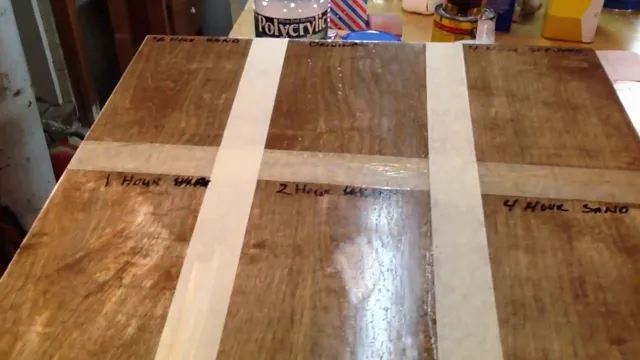 how long after staining can you polyurethane