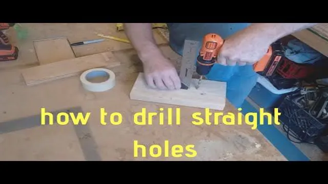 how make plug holes without drill press