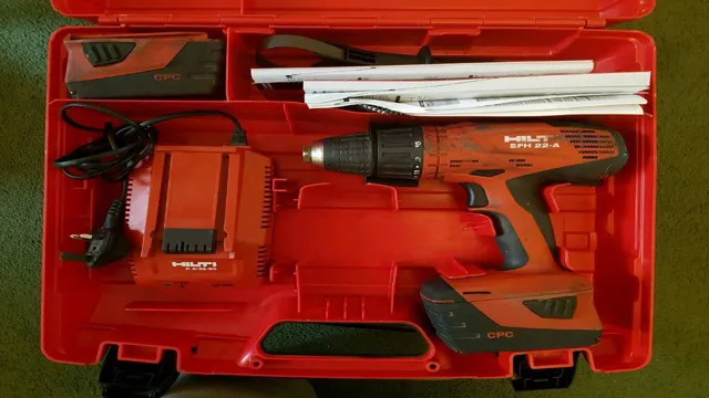 how many amps is the hilti 22a cordless drill