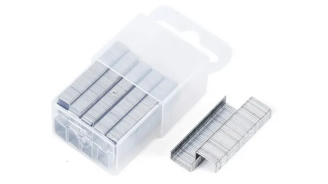 how many staples in a staple gun strip