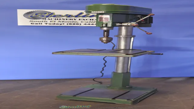 how many watts does a drill press use