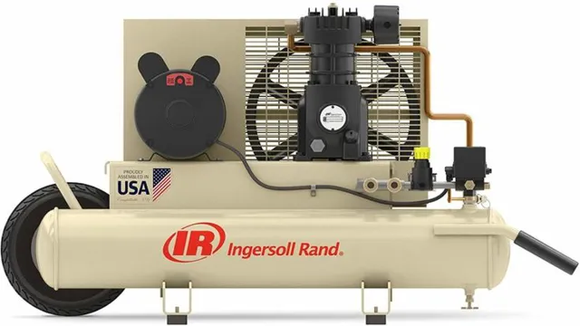 how much oil in ingersoll rand air compressor