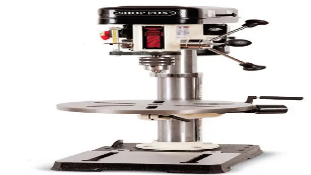 how remove arbor from shop fox drill press