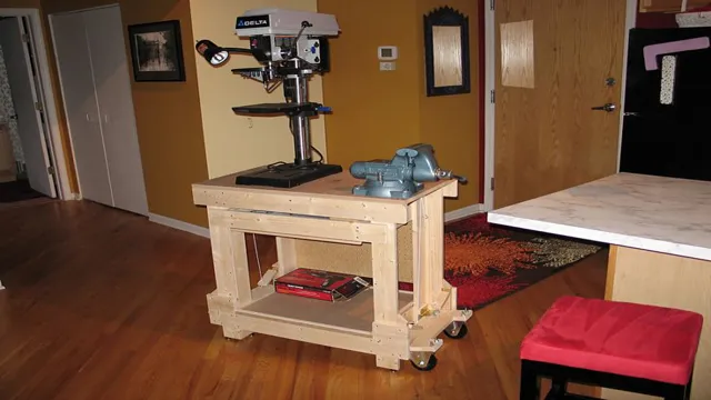 how tall should a drill press stand be