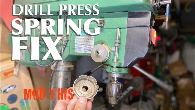 how to adjust quill spring on craftsman drill press