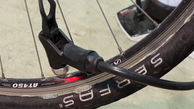 how to air up bike tire with air compressor