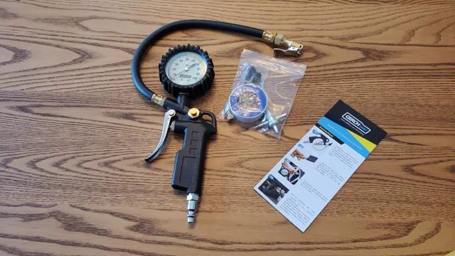how to attach tire inflator to air compressor