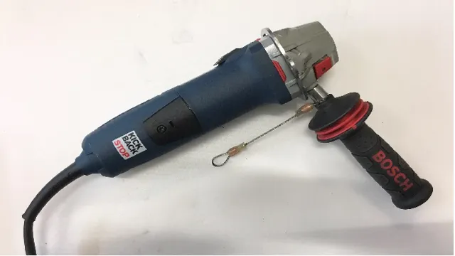 how to avoid angle grinder kickback