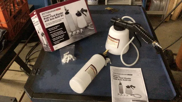 how to bleed brakes with harbor freight brake bleeder