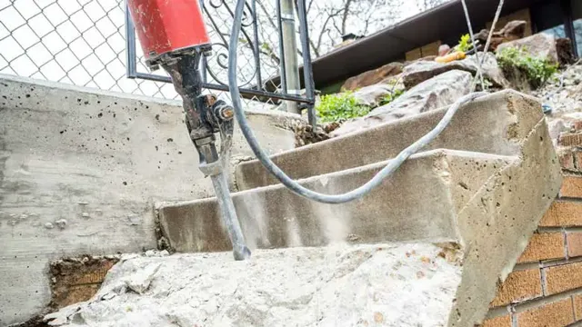 how to break up concrete without jackhammer