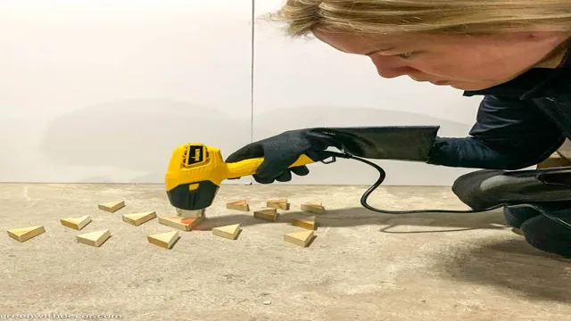 how to burn wood with a heat gun