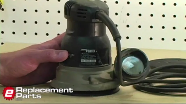 how to change backing pad on orbital sander