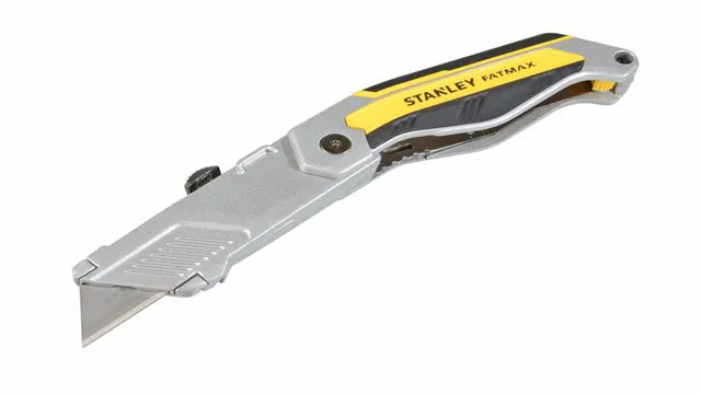 how to change blade in stanley fatmax utility knife