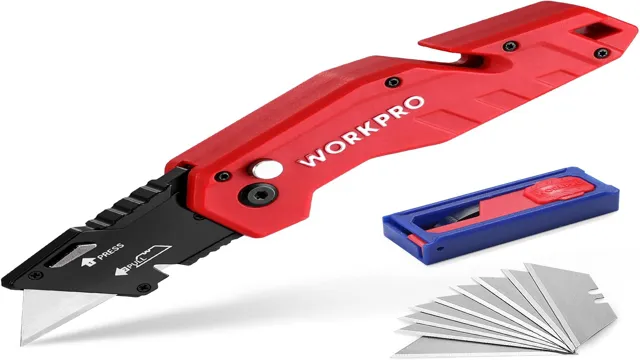 how to change blade on workpro utility knife