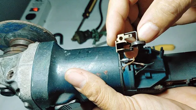 how to change brushes on angle grinder