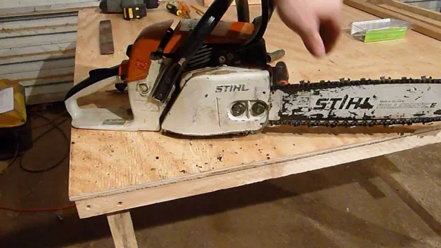 how to change sprocket on stihl pole saw