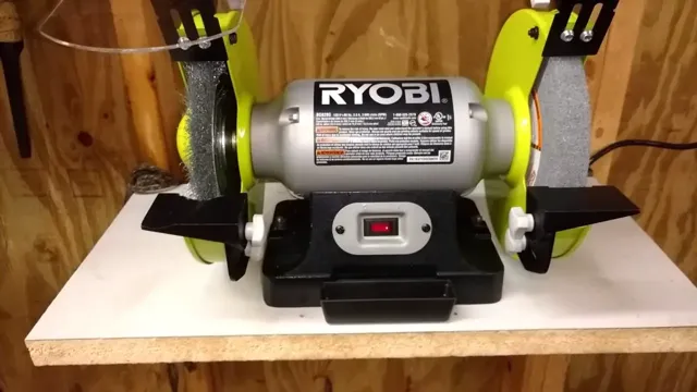 how to change wheel on ryobi bench grinder