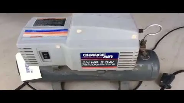 how to charge air compressor