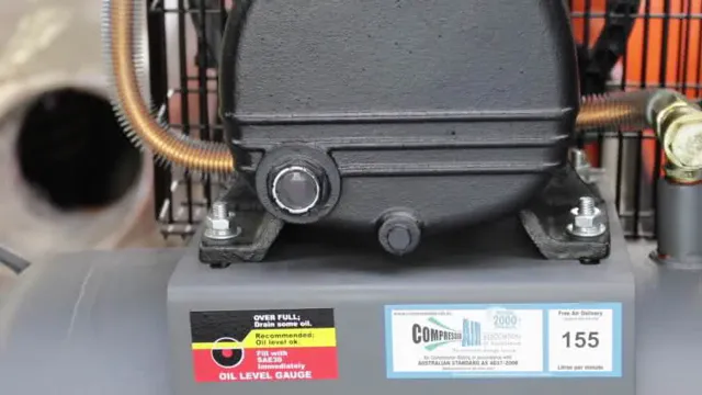 how to check air compressor oil level
