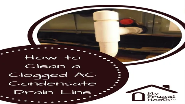 how to clean ac drain line with air compressor