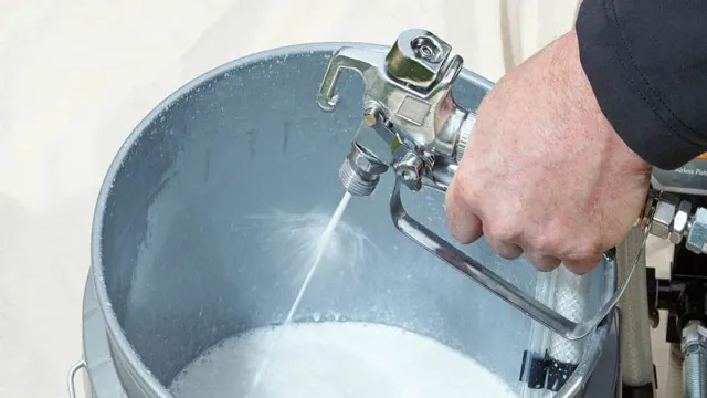 how to clean airless paint sprayer