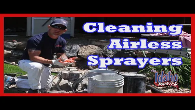 how to clean graco paint sprayer oil based