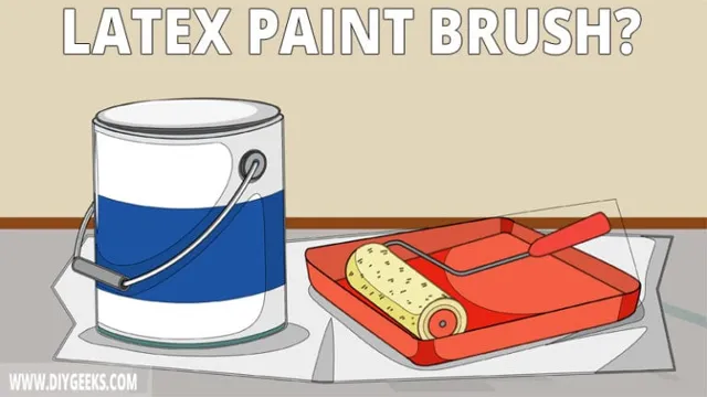 how to clean latex paint off brushes