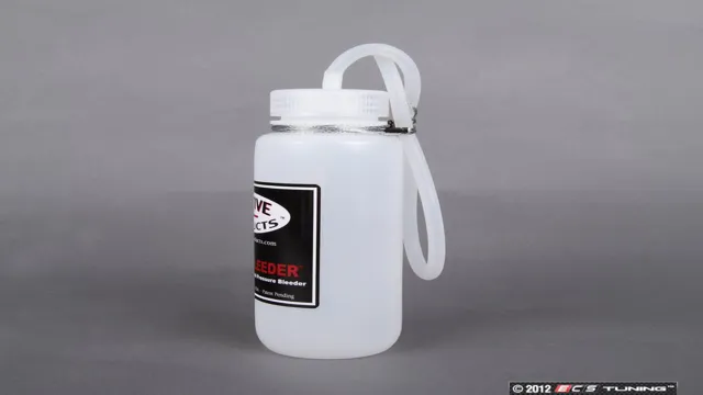 how to clean motive brake bleeder