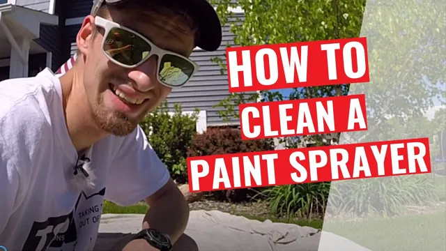 how to clean my paint sprayer