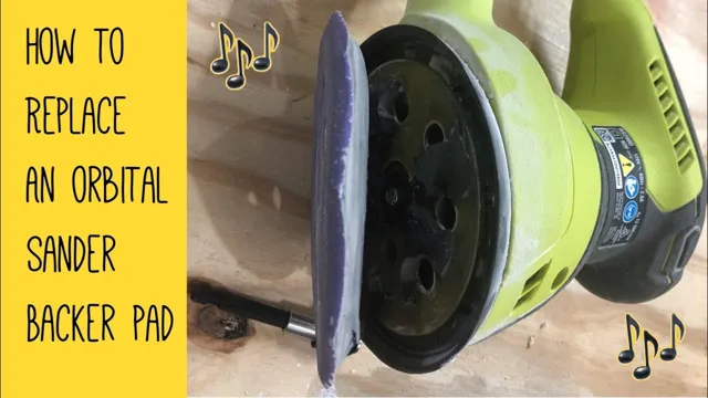 how to clean orbital sander pad