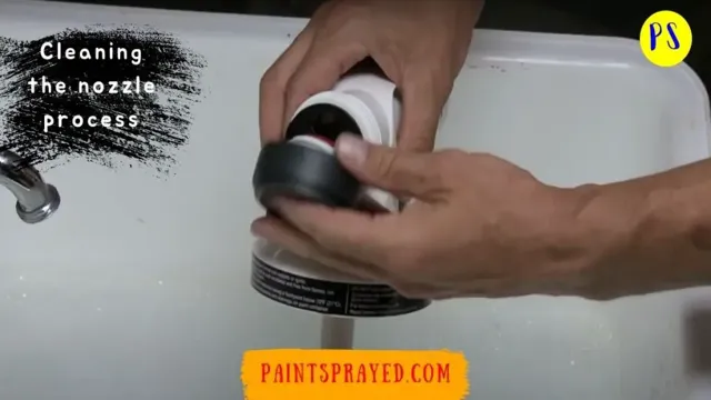 how to clean paint sprayer nozzle