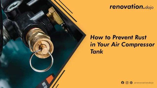 how to clean rusted air compressor tank