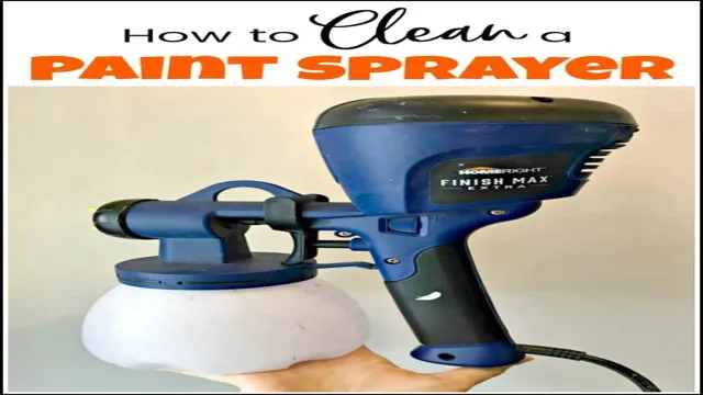 how to clean stain out of a paint sprayer