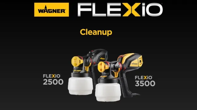 how to clean wagner 3500 paint sprayer