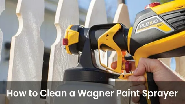 how to clean wagner paint sprayer after use