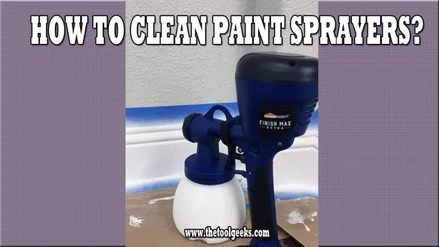 how to clean your paint sprayer