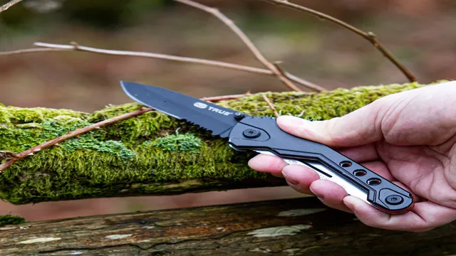 how to close a true utility knife