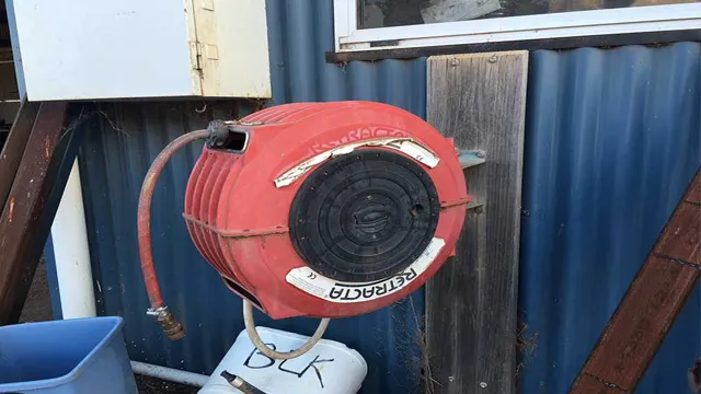 how to connect hose reel to air compressor